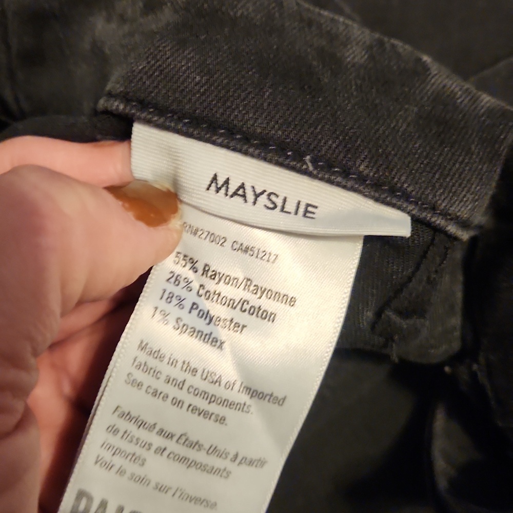 Paige Mayslie Black Pant Jogger Size 28 NEW - Picture 8 of 8
